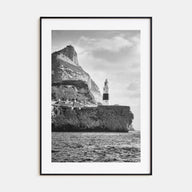 Gibraltar Photo B&W Poster