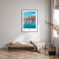 Gijon Portrait Color Poster