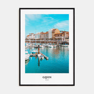 Gijon Portrait Color Poster