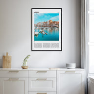 Gijon Travel Color Poster