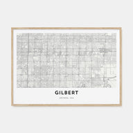 Gilbert Map Landscape Poster