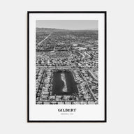 Gilbert Portrait B&W Poster