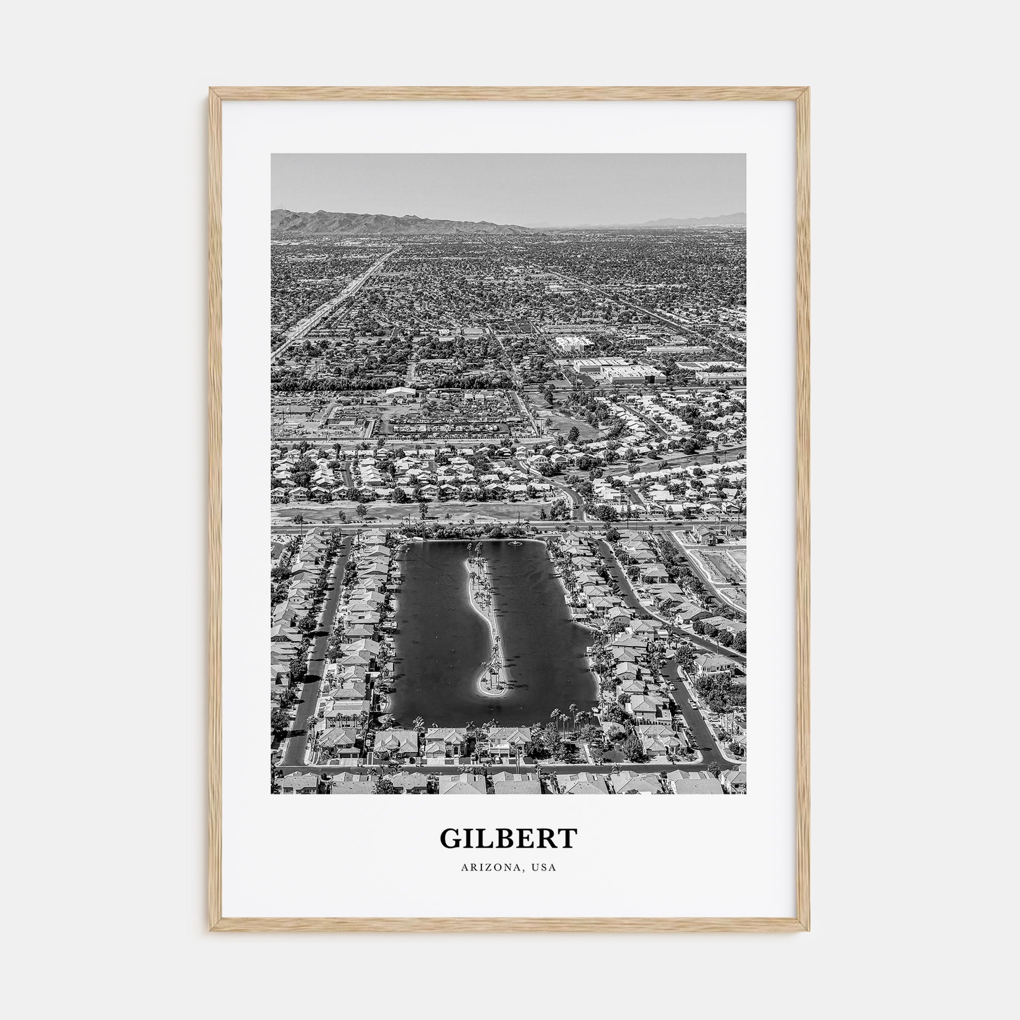Gilbert Portrait B&W Poster