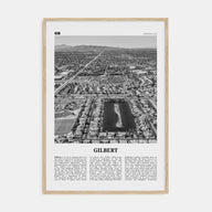 Gilbert Travel B&W Poster