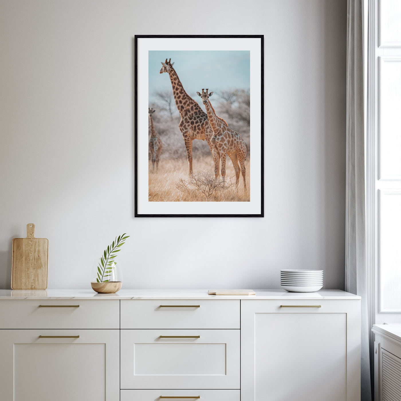 Giraffe Photo Color No 1 Poster