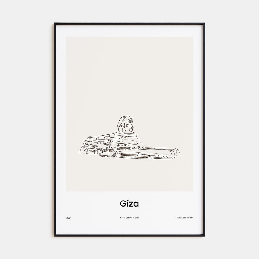 Giza Drawn Poster