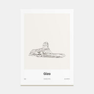 Giza Drawn Poster