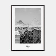 Giza Portrait B&W Poster
