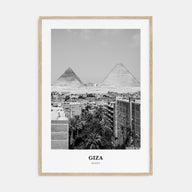 Giza Portrait B&W Poster