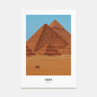 Giza Portrait Color Poster