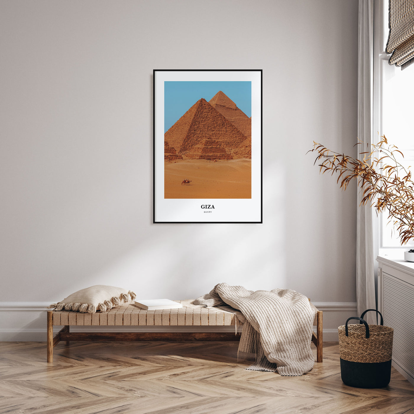 Giza Portrait Color Poster
