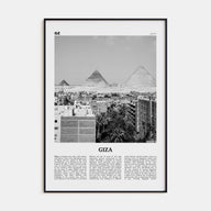 Giza Travel B&W Poster