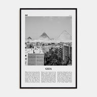 Giza Travel B&W Poster