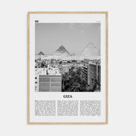 Giza Travel B&W Poster