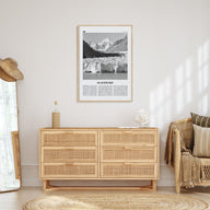 Glacier Bay National Park Travel B&W Poster