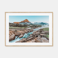 Glacier National Park Landscape Color Poster