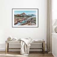 Glacier National Park Landscape Color Poster
