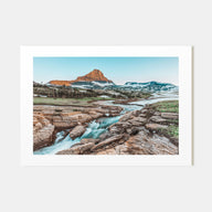 Glacier National Park Landscape Color Poster