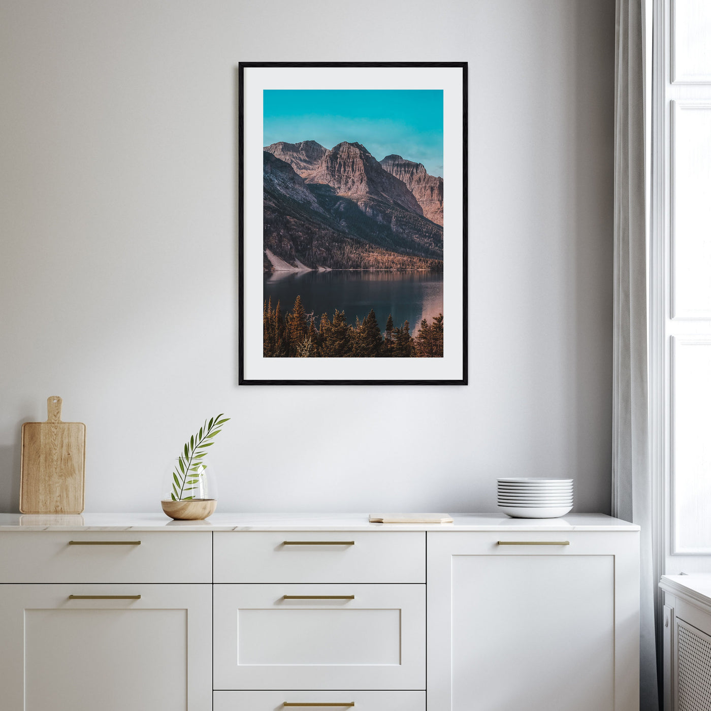 Glacier National Park Photo Color No 1 Poster