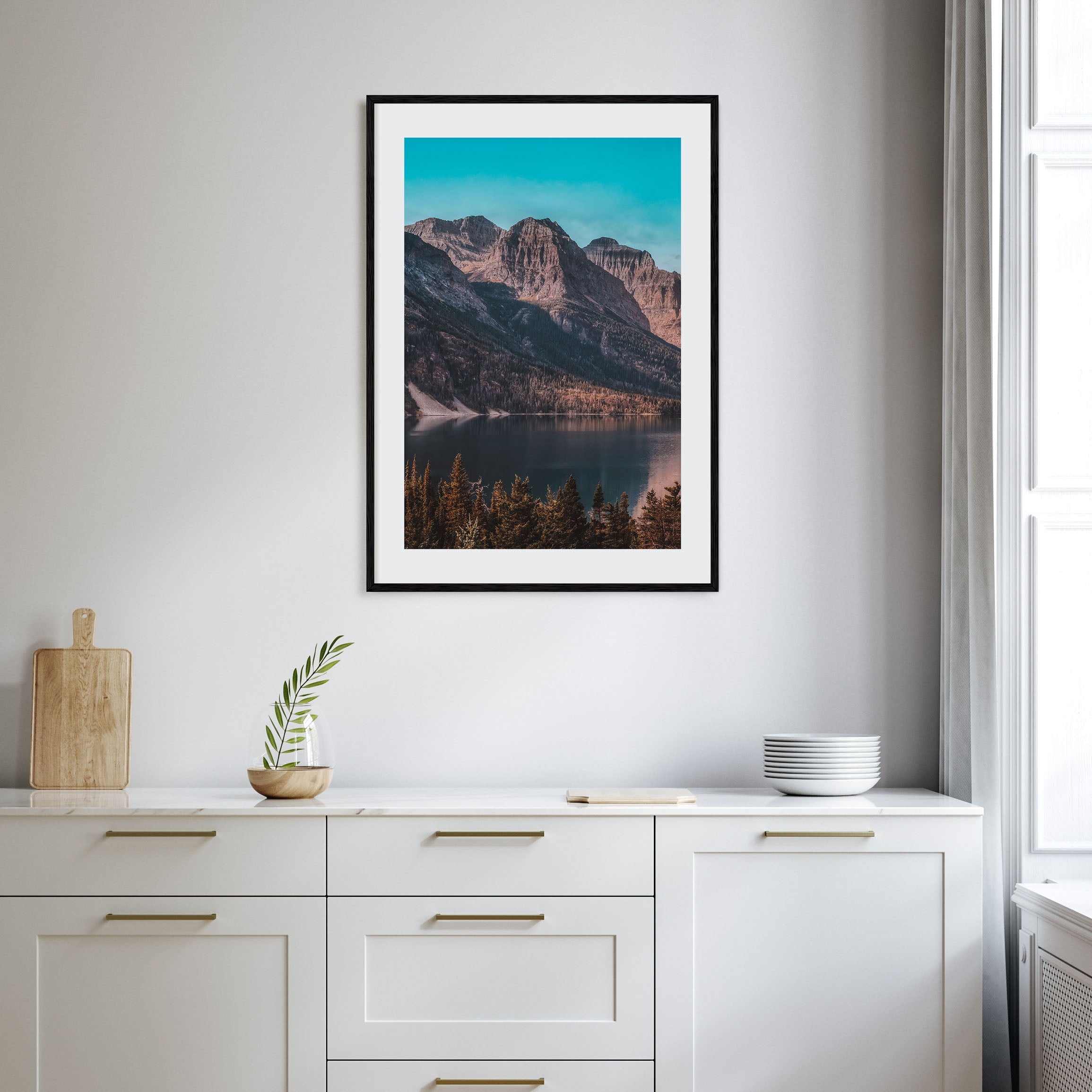 Glacier National Park Photo Color No 1 Poster