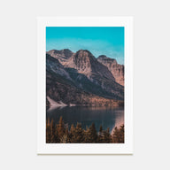Glacier National Park Photo Color No 1 Poster