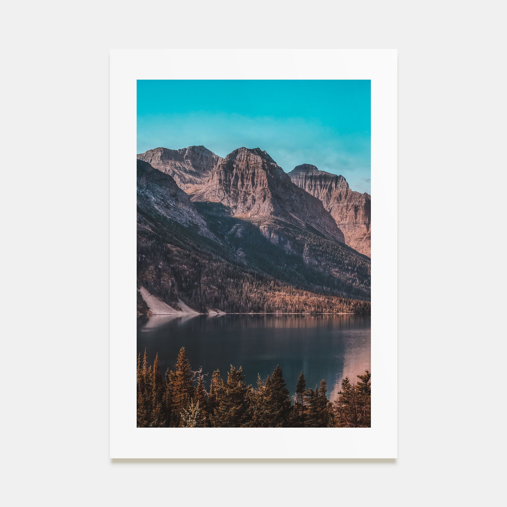 Glacier National Park Photo Color No 1 Poster