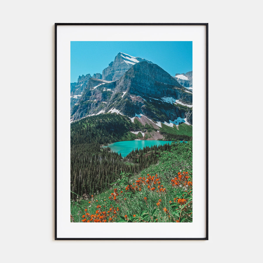 Glacier National Park Photo Color No 2 Poster