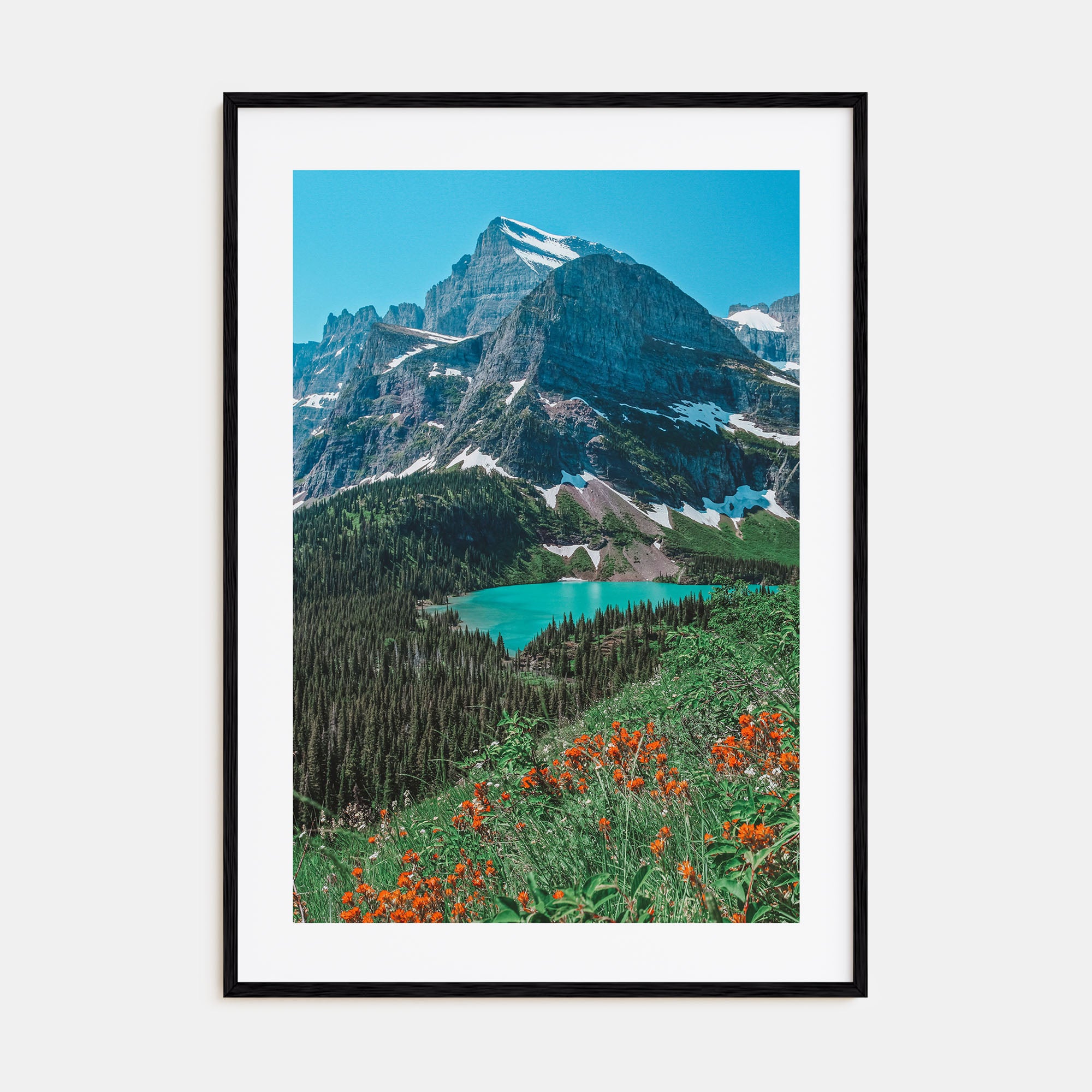 Glacier National Park Photo Color No 2 Poster