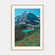 Glacier National Park Photo Color No 2 Poster