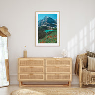 Glacier National Park Photo Color No 2 Poster