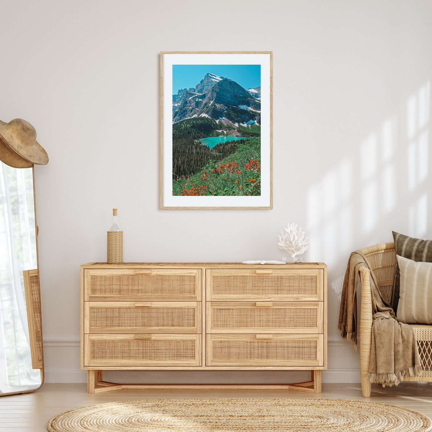 Glacier National Park Photo Color No 2 Poster