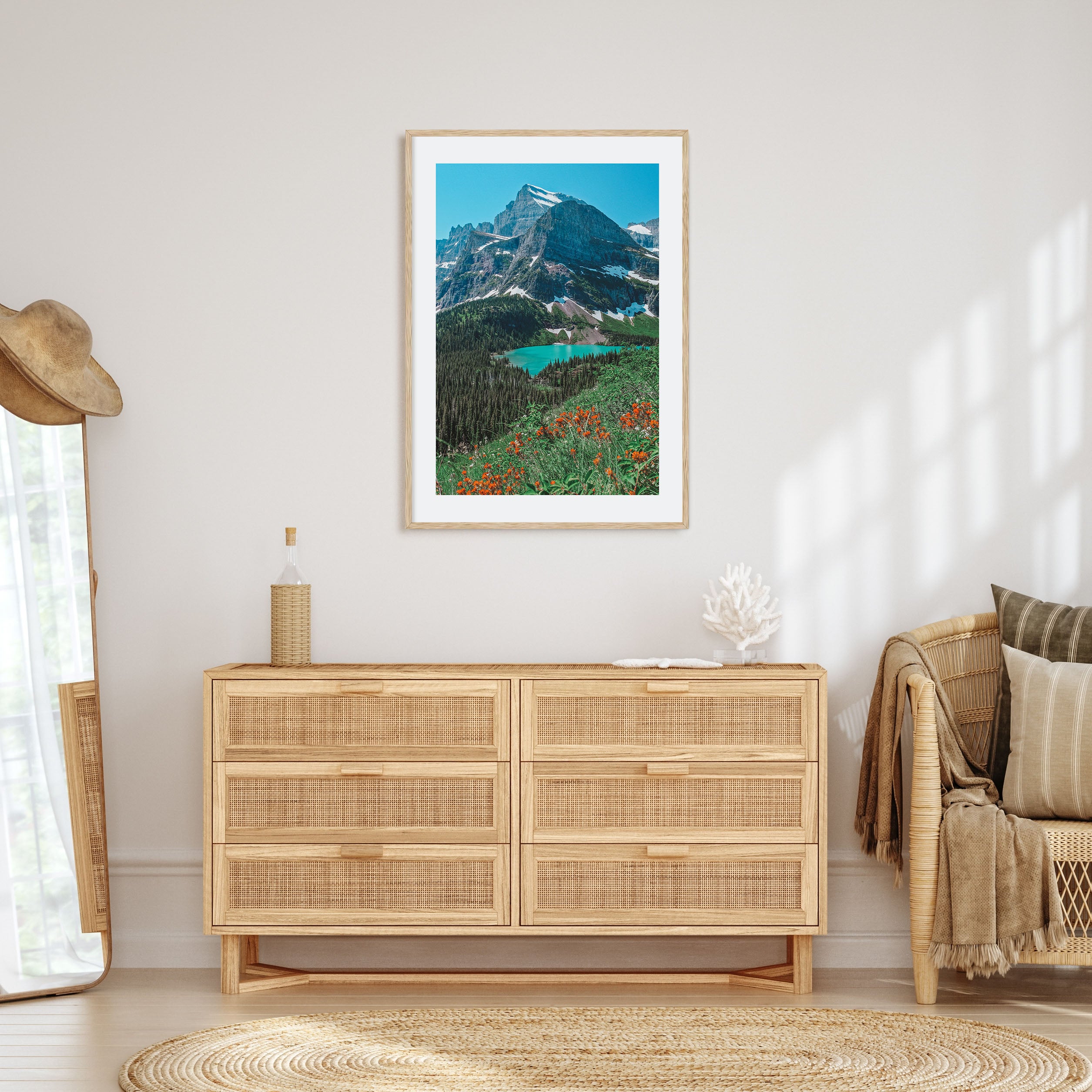 Glacier National Park Photo Color No 2 Poster