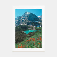 Glacier National Park Photo Color No 2 Poster