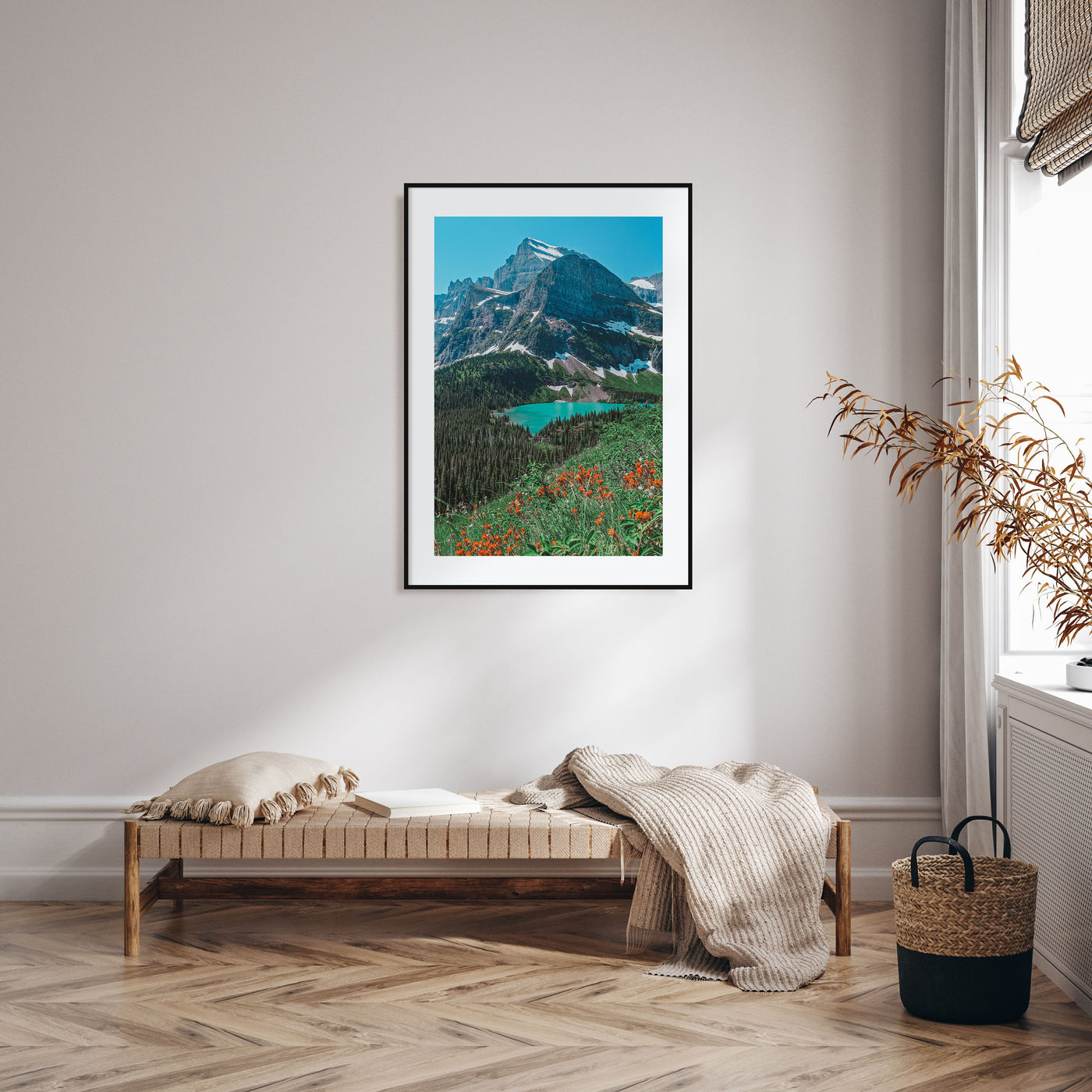 Glacier National Park Photo Color No 2 Poster