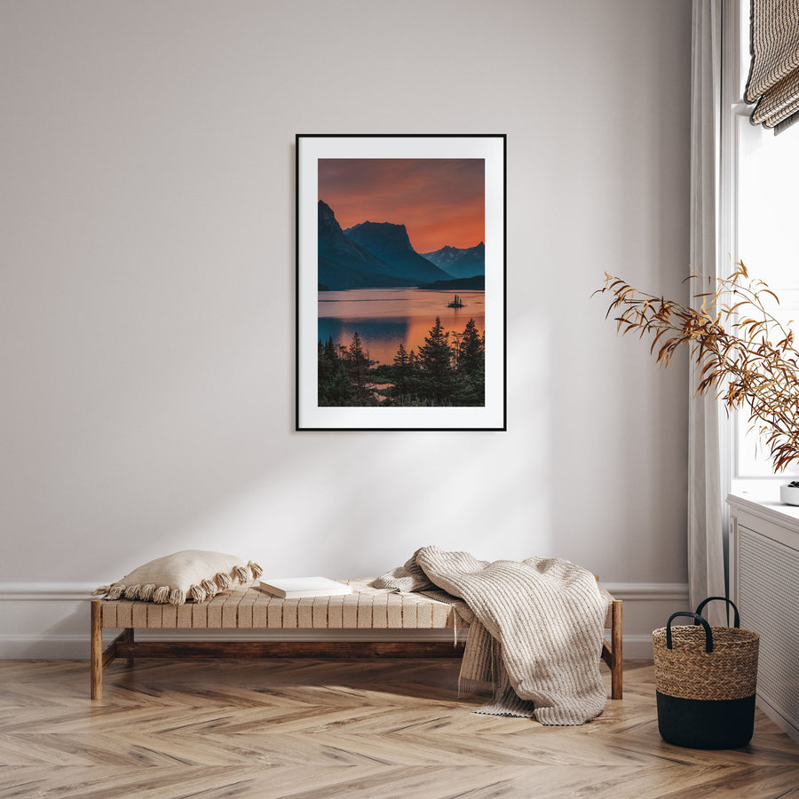 Glacier National Park Photo Color No 3 Poster