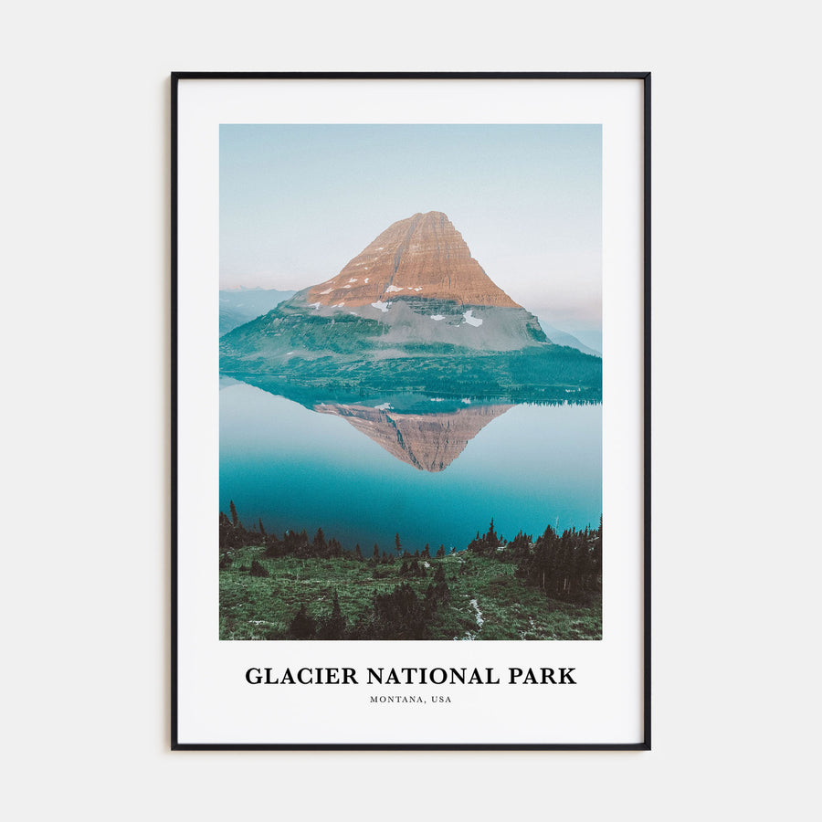 Glacier National Park Portrait Color Poster