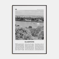 Gladstone Travel B&W Poster