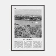 Gladstone Travel B&W Poster