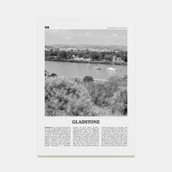 Gladstone Travel B&W Poster