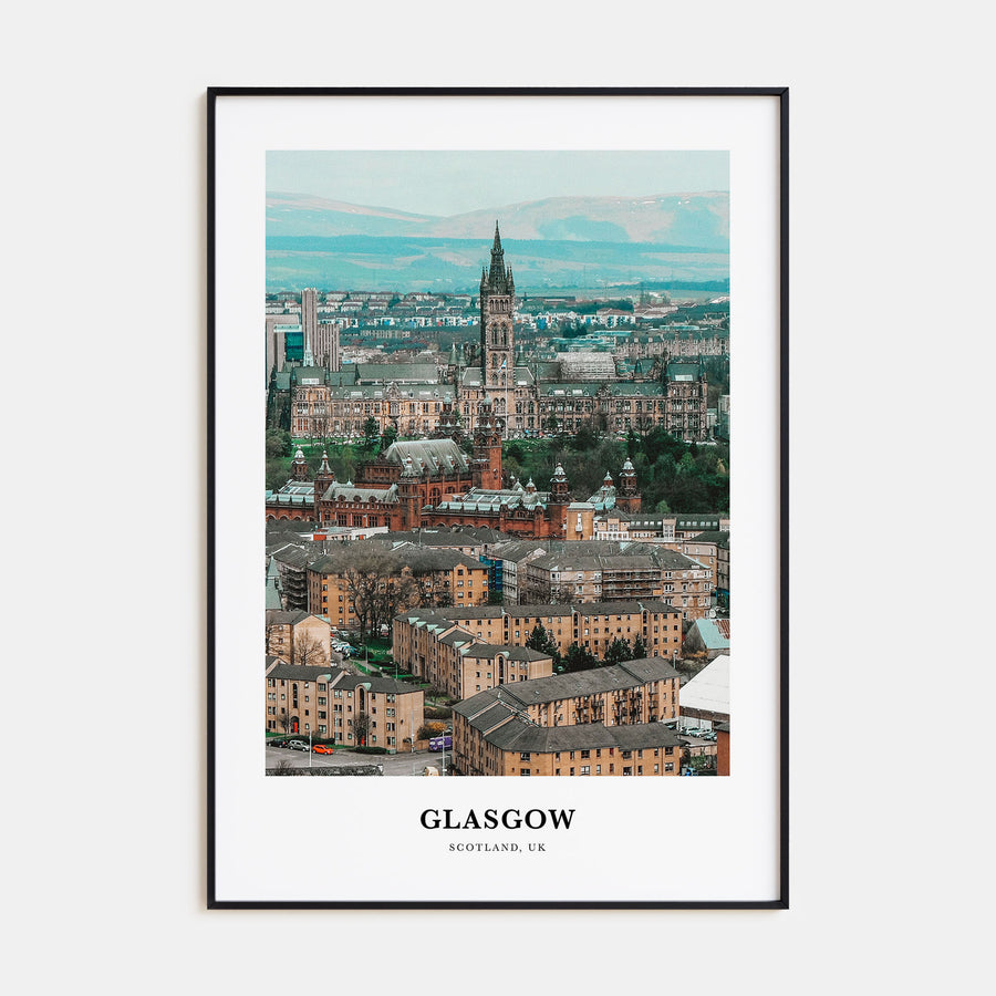 Glasgow Portrait Color Poster