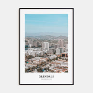 Glendale, California Portrait Color Poster