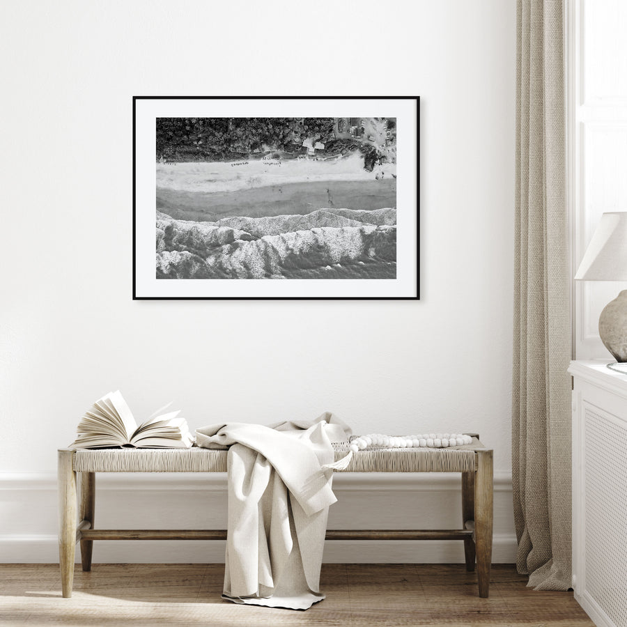 Goa Landscape B&W Poster