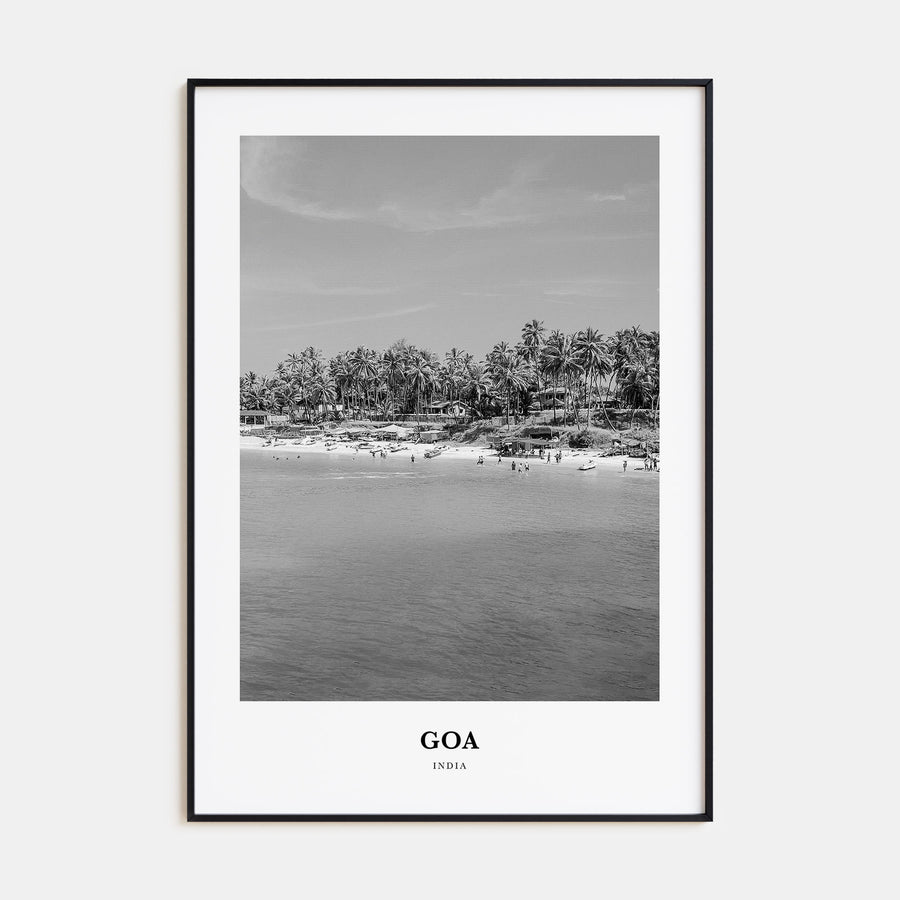 Goa Portrait B&W No 1 Poster
