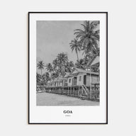 Goa Portrait B&W No 2 Poster