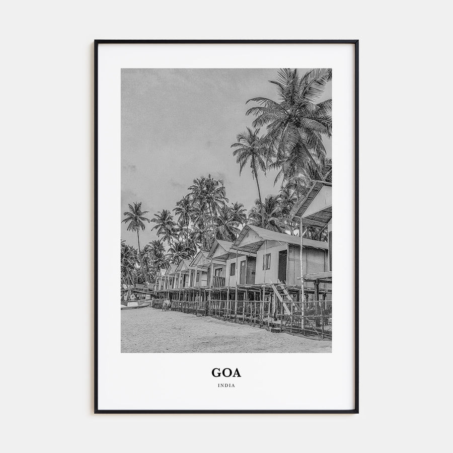 Goa Portrait B&W No 2 Poster