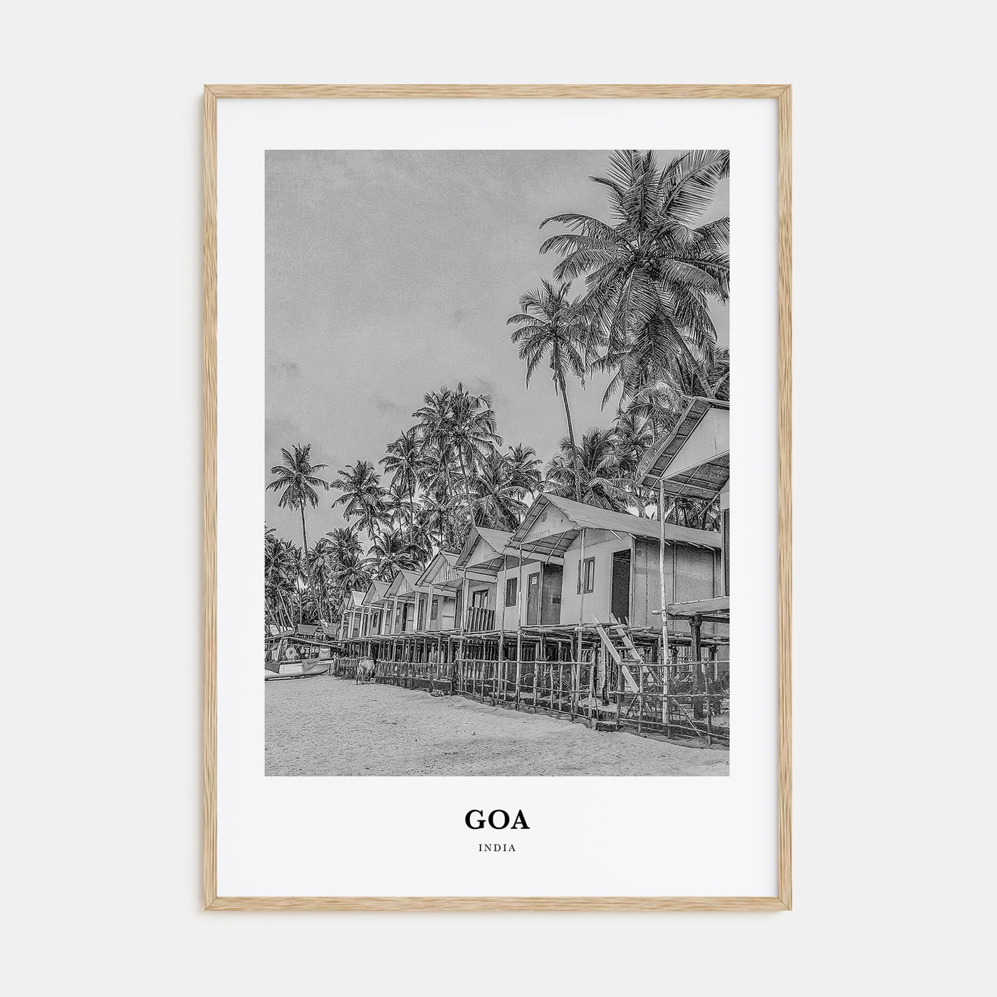 Goa Portrait B&W No 2 Poster