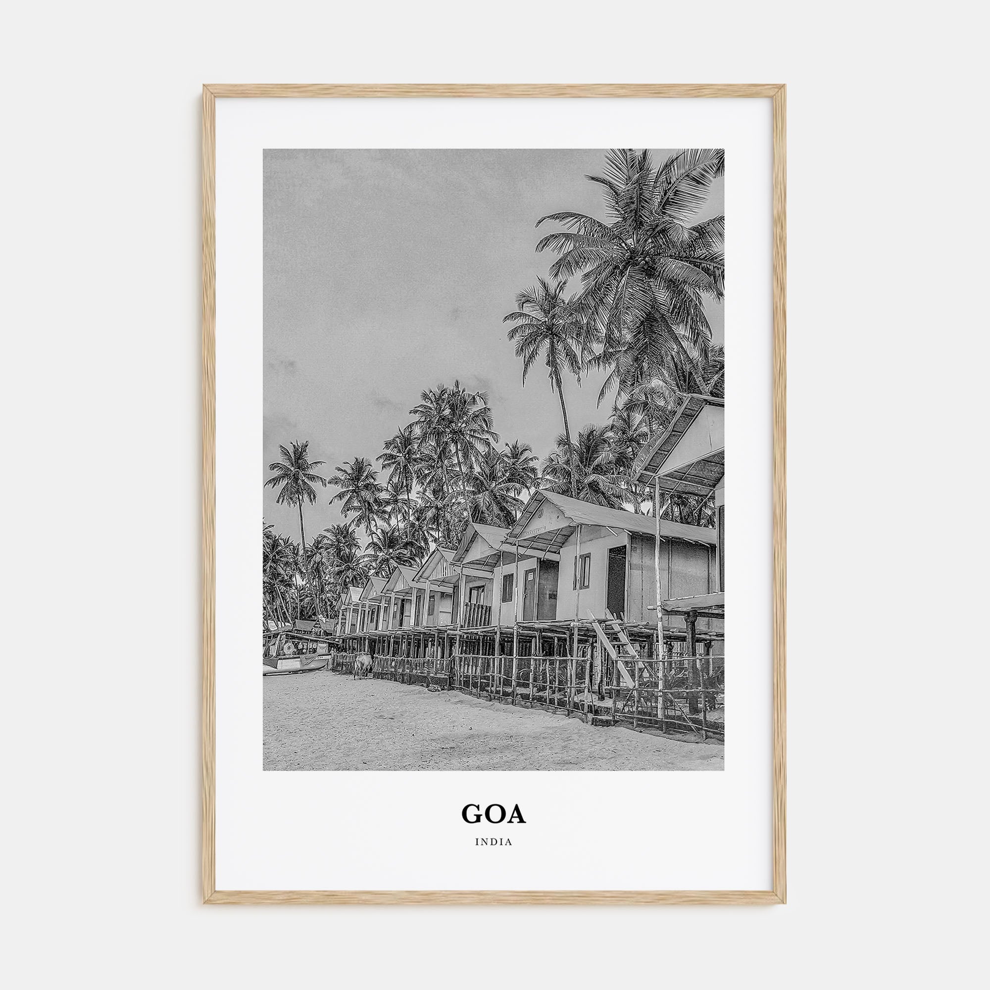 Goa Portrait B&W No 2 Poster