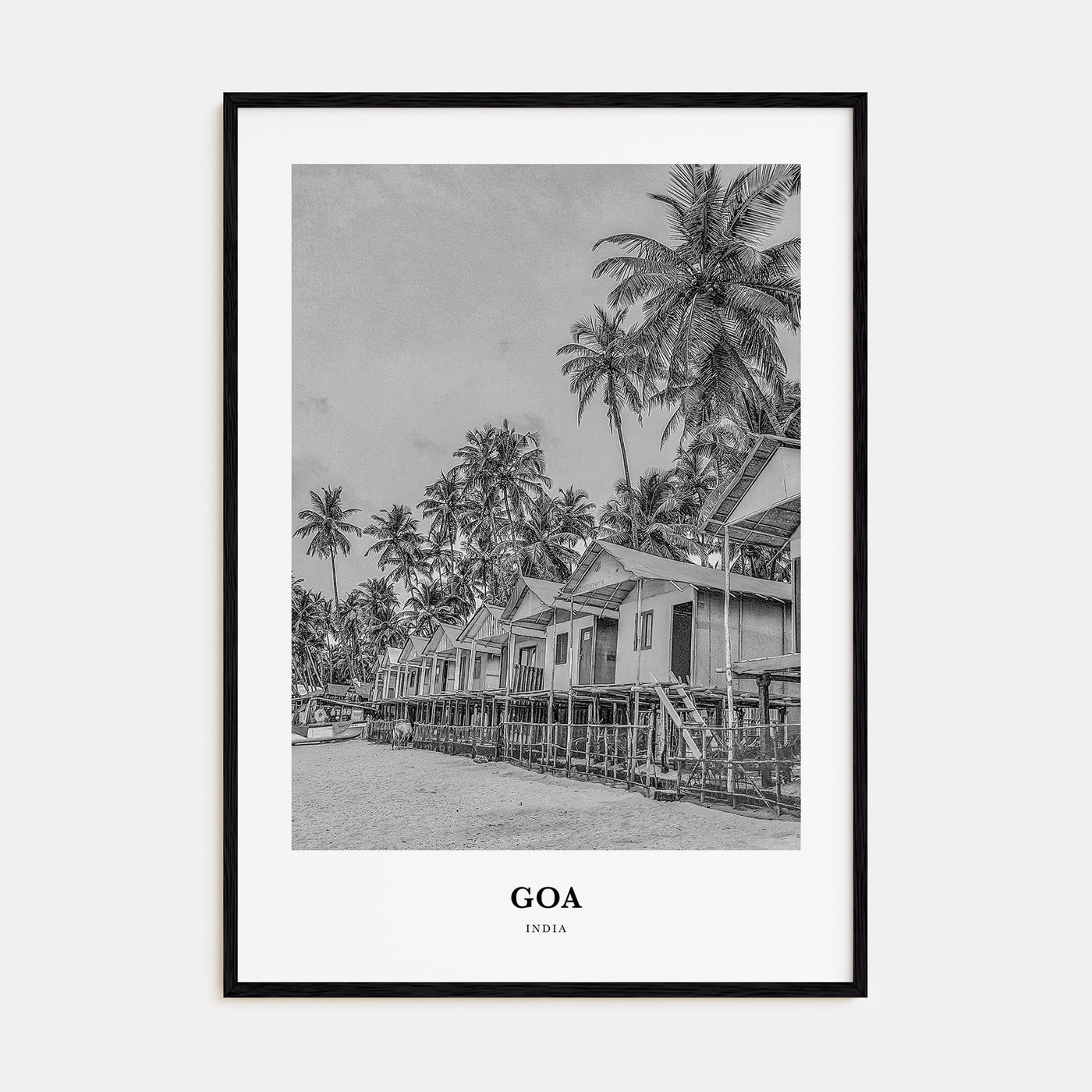 Goa Portrait B&W No 2 Poster