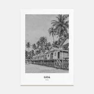 Goa Portrait B&W No 2 Poster