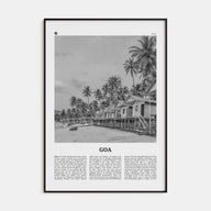 Goa Travel B&W No 1 Poster